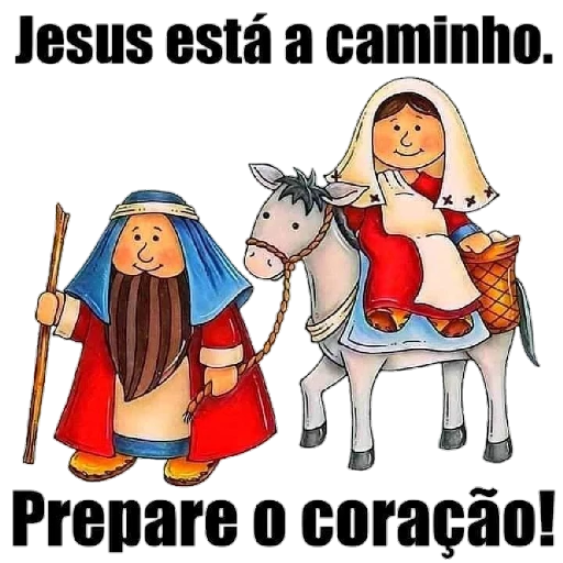 Figurinha: Jesus está a caminho!
