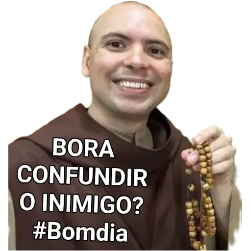 Figurinha: Bora confundir o inimigo? #Bomdia