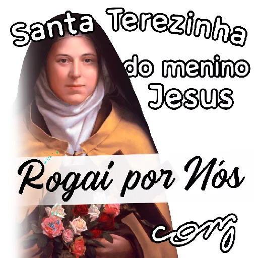 Figurinha: Santa Teresinha do Menino Jesus