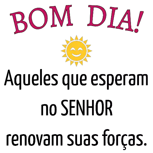 Figurinha: Bom Dia Sol Feliz