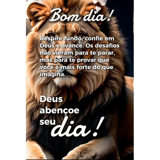 Figurinha: Bom dia! Deus abençoe