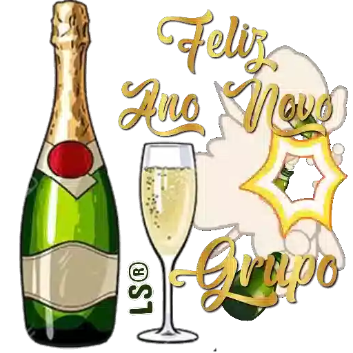 Figurinha: Feliz Ano Novo Grupo