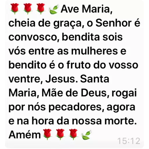 Figurinha: Ave Maria