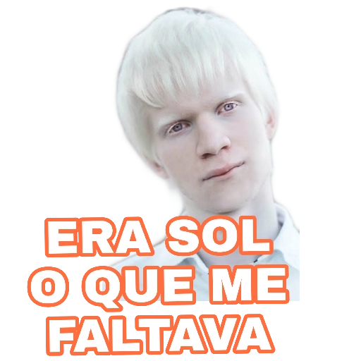 Figurinha: Era sol o que me faltava