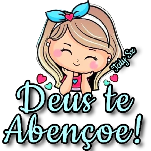 Figurinha: Deus Te Abençoe