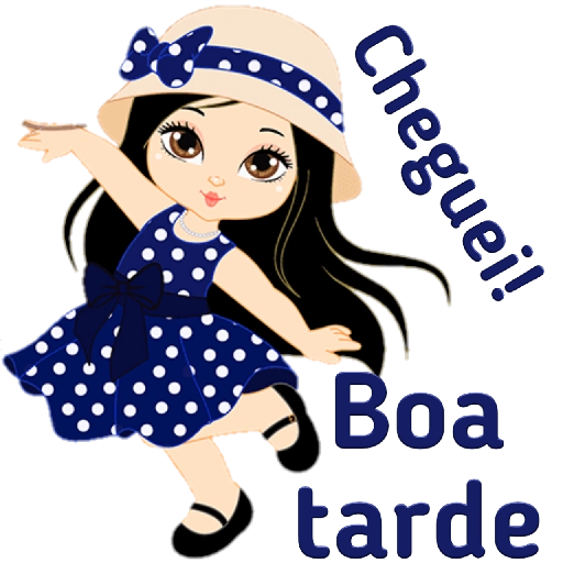 Figurinha: Menina Chegou Boa Tarde