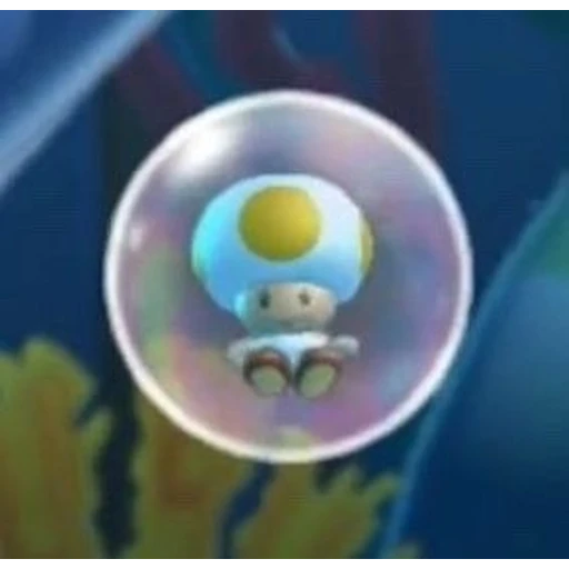 Sticker: Toad en una burbuja