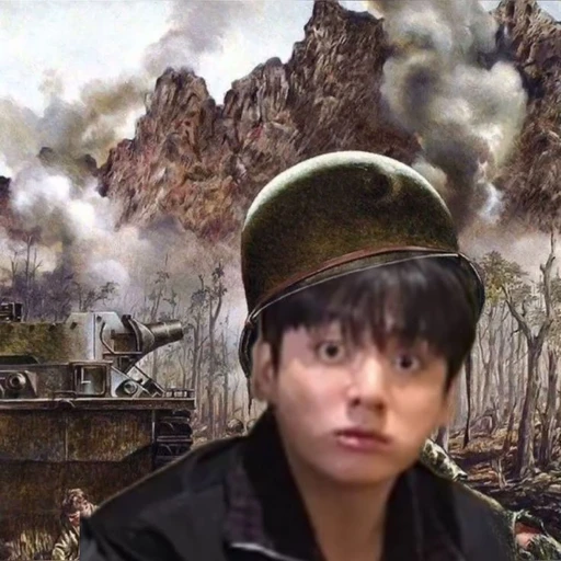 Figurinha: Jungkook na Guerra