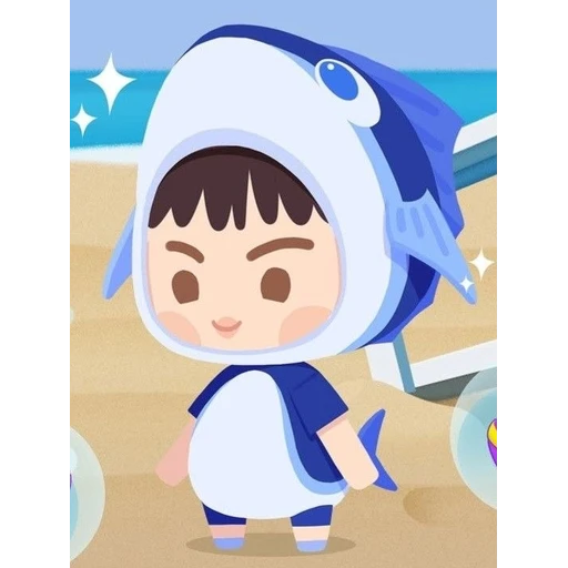 Figurinha: Personagem de Tubarão