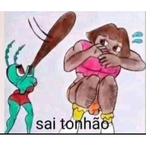 Figurinha: Sai tonhão