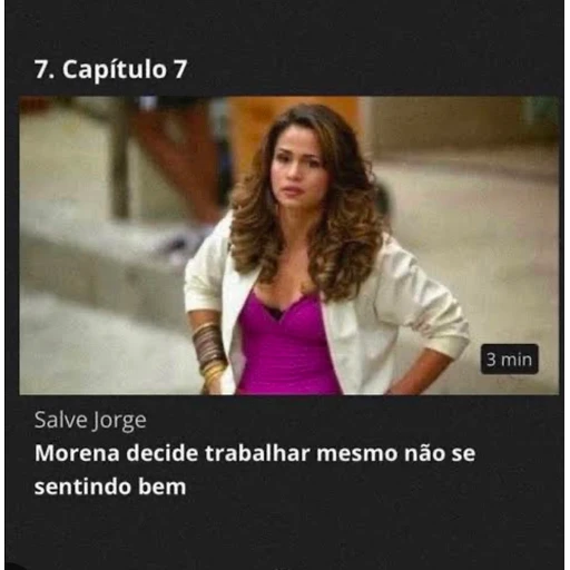 Figurinha: Morena - Salve Jorge