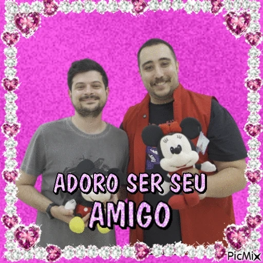 Figurinha: Adoro ser seu amigo