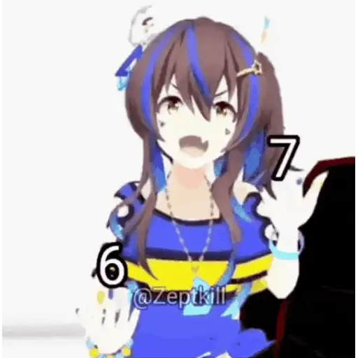 Sticker: Chica gamer sorprendida