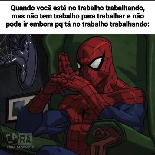 Sticker: Spider-Man en el trabajo