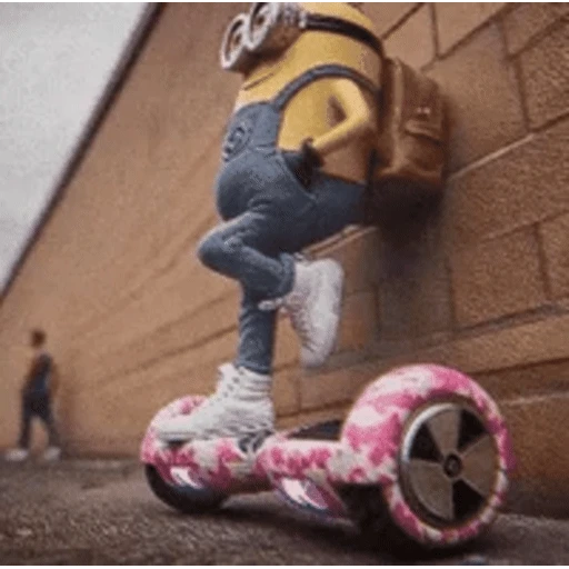 Figurinha: Minion no Hoverboard