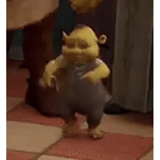 Figurinha: Bebê Shrek Dançando