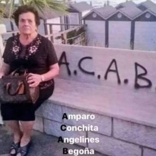 Figurinha: A.C.A.B. Amparo Conchita Angelines