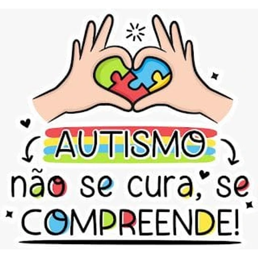 Sticker: Autism is understood, not cured