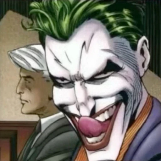 Figurinha: Coringa lambendo os lábios