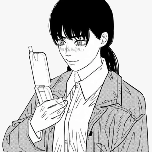 Figurinha: Makima com Celular