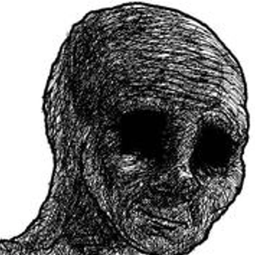 Figurinha: Wojak sombrio