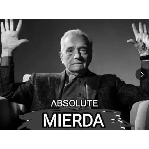 Figurinha: Martin Scorsese Absolute Mierda