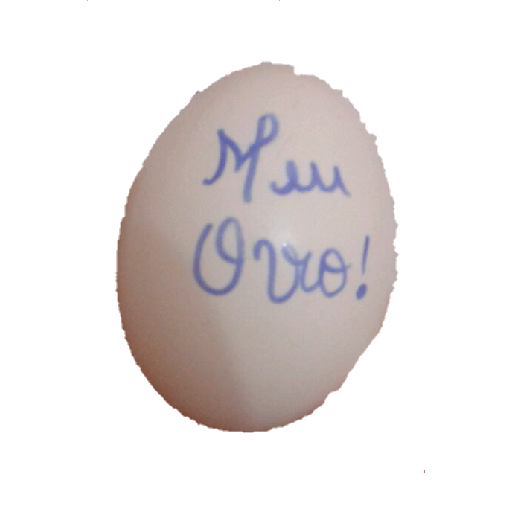 Figurinha: Meu Ovo!