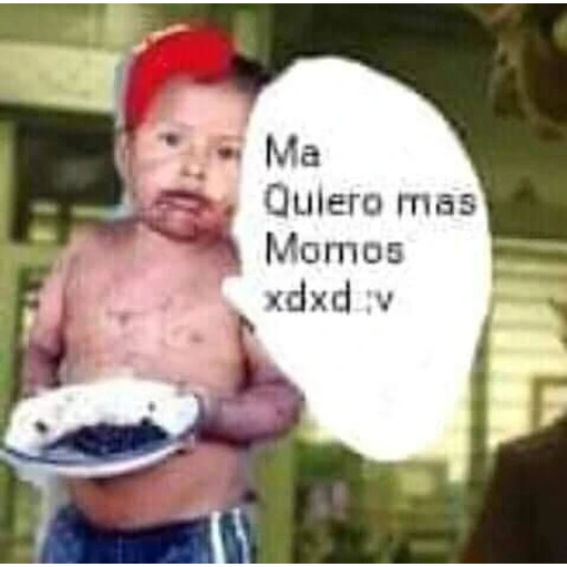 Figurinha: Ma, quero mais momos