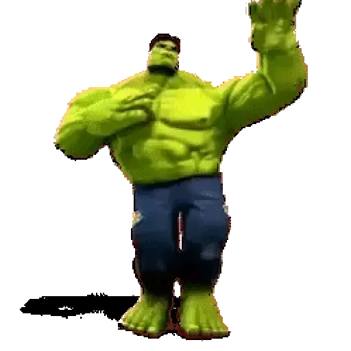 Sticker: Hulk bailando