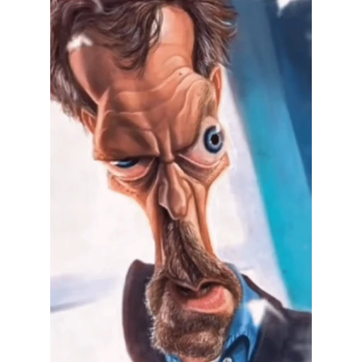 Figurinha: Dr. House Caricatura