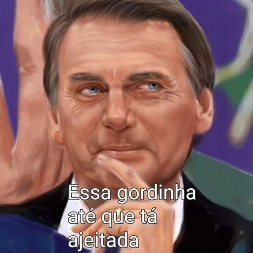 Figurinha: Bolsonaro: Essa gordinha