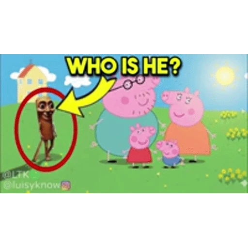 Figurinha: Quem é ele? Peppa Pig