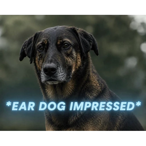 Figurinha: Ear dog impressed