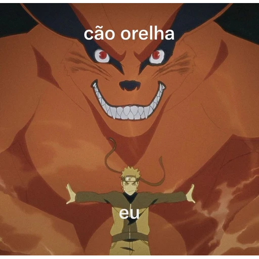 Figurinha: Naruto e Kurama