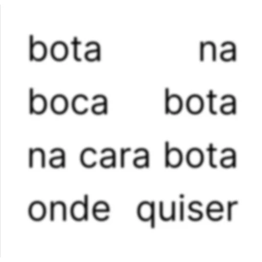 Figurinha: Bota na boca