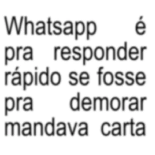 Figurinha: WhatsApp é pra responder rápido