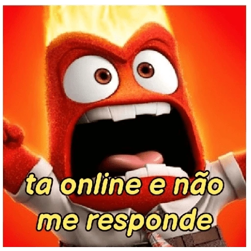 Figurinha: Raiva te ignora