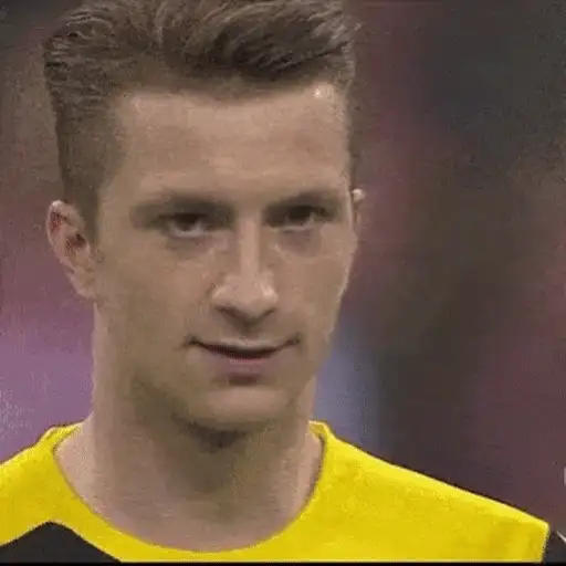 Figurinha: Reus e Lewandowski sorrindo