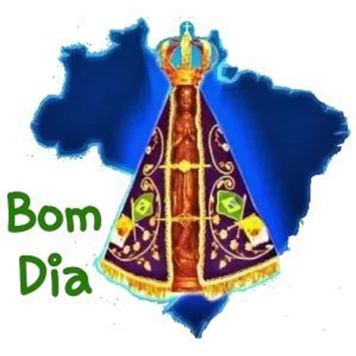 Sticker: Good morning with Our Lady