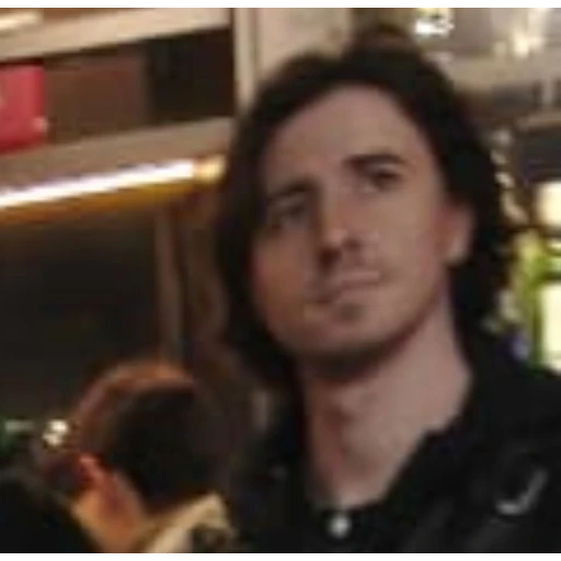Sticker: Man with dark hair