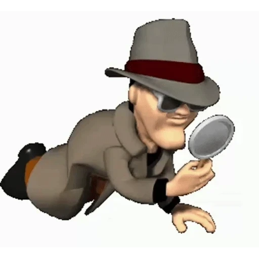 Sticker: Detective Investigating