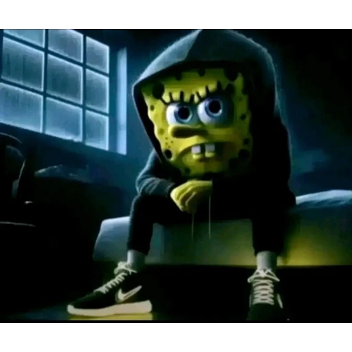 Sticker: Bob Esponja triste
