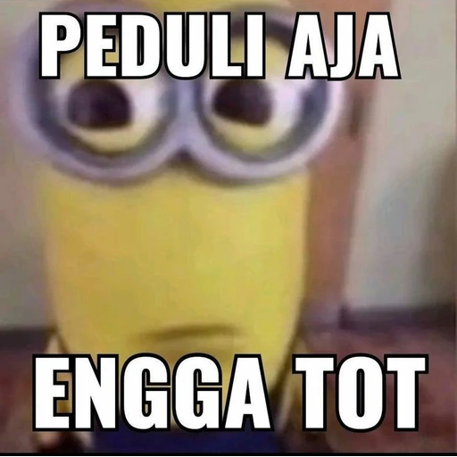 Figurinha: Minion Indiferente