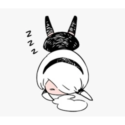 Figurinha: 2B Dormindo
