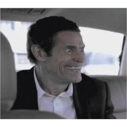 Figurinha: Willem Dafoe Sorrindo