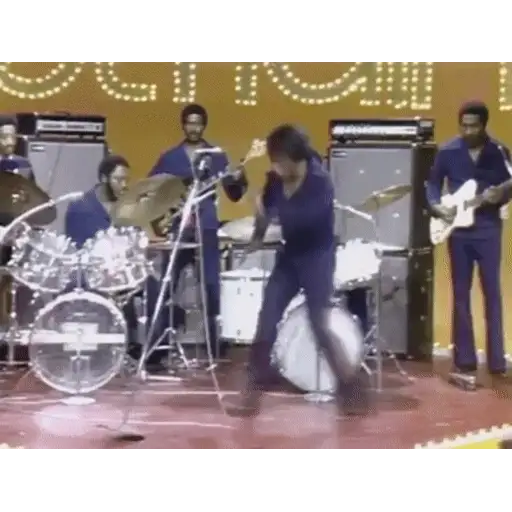 Figurinha: James Brown Dançando