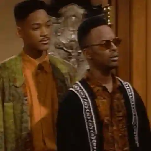 Figurinha: Will Smith e Carlton em Um Maluco