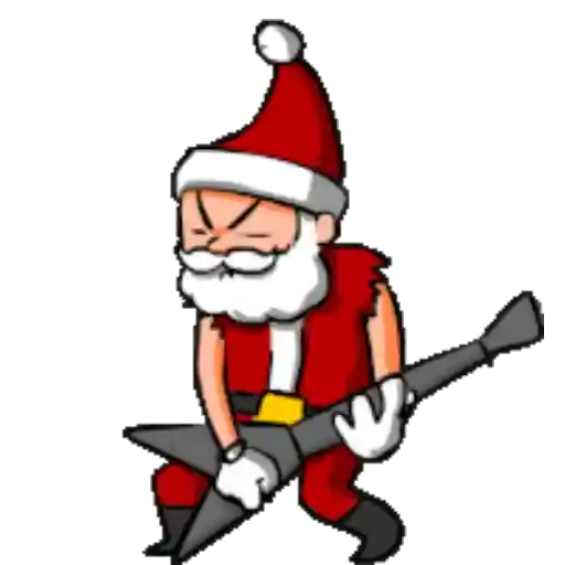Sticker: Rockstar Santa