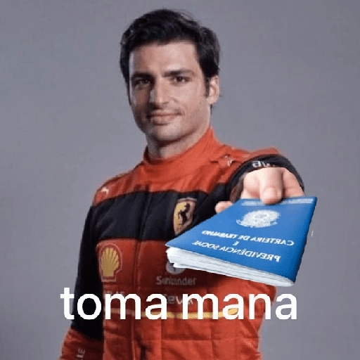 Figurinha: Carlos Sainz e a Carteira de Trabalho