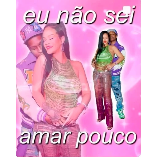 Figurinha: Eu não sei amar pouco